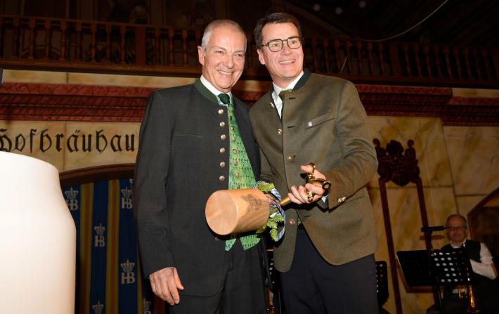 Amtsübergabe im Hofbräuhaus mit Dr. Möller und Dr. Lehmann